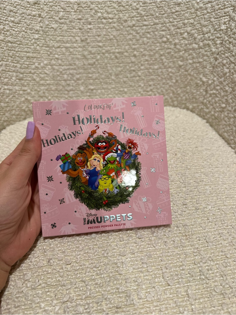 ColourPop The Muppets Holidays! Pink Pressed Powder Palette